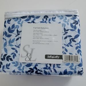 Full size bed sheet set